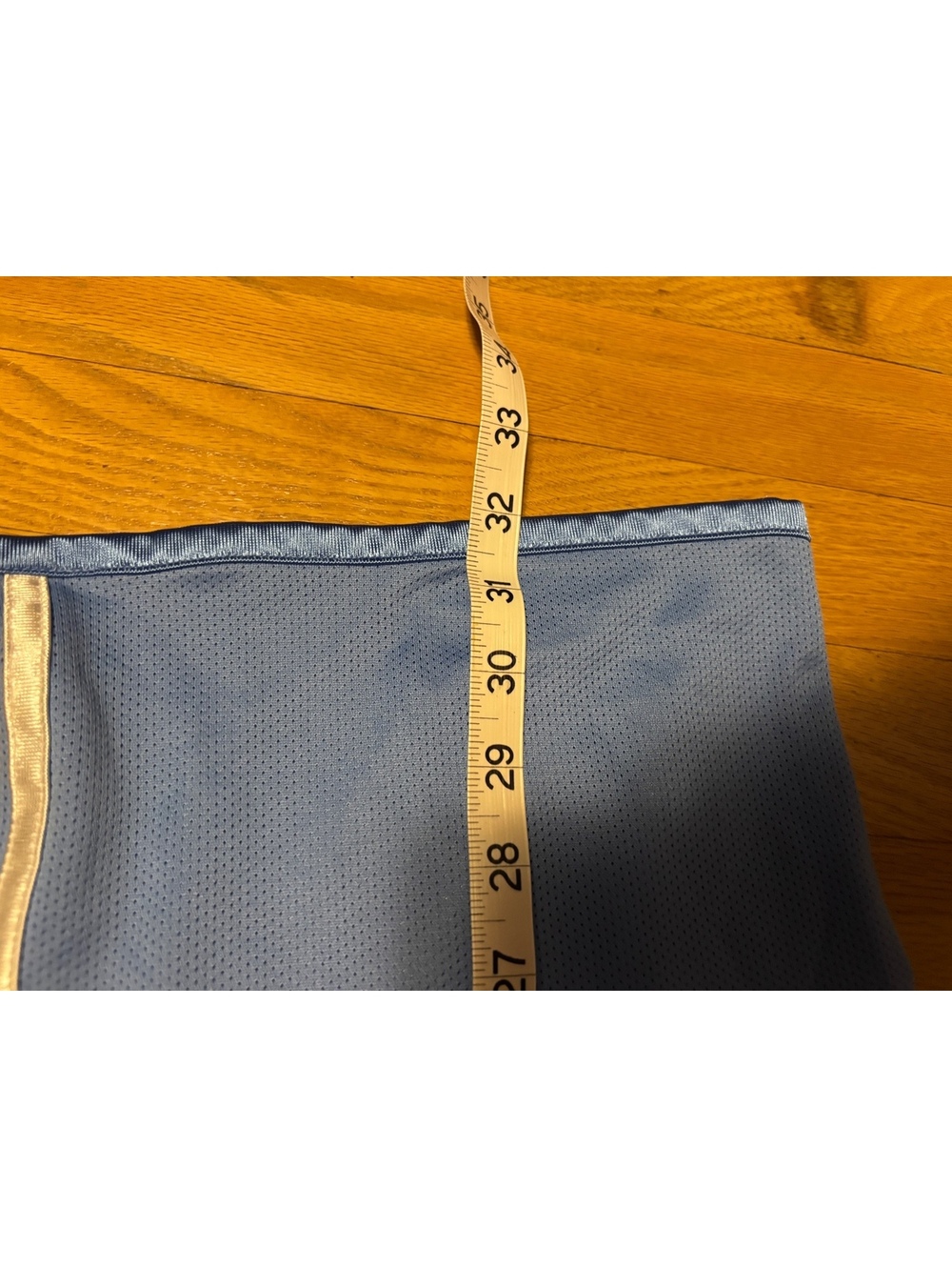 Adidas Blue Athletic Track Pants with White Stripes, Size M - Picture 6 of 6